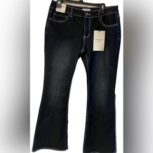 Love Soho Jeans Womens Size 15 dark wash low Rise  boot cut nwt